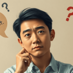 Egy gondolkodó, kontemplatív kifejezésű személy, aki bizalom és megtévesztés szimbólumaival, például eltört láncokkal és kérdőjelekkel körülvéve, a...