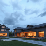 Egy stílusos, modern apartman energiatakarékos jellemzőkkel, zöld területekkel és napfényes égbolttal körülvéve, amely friss és vonzó életmódot tük...